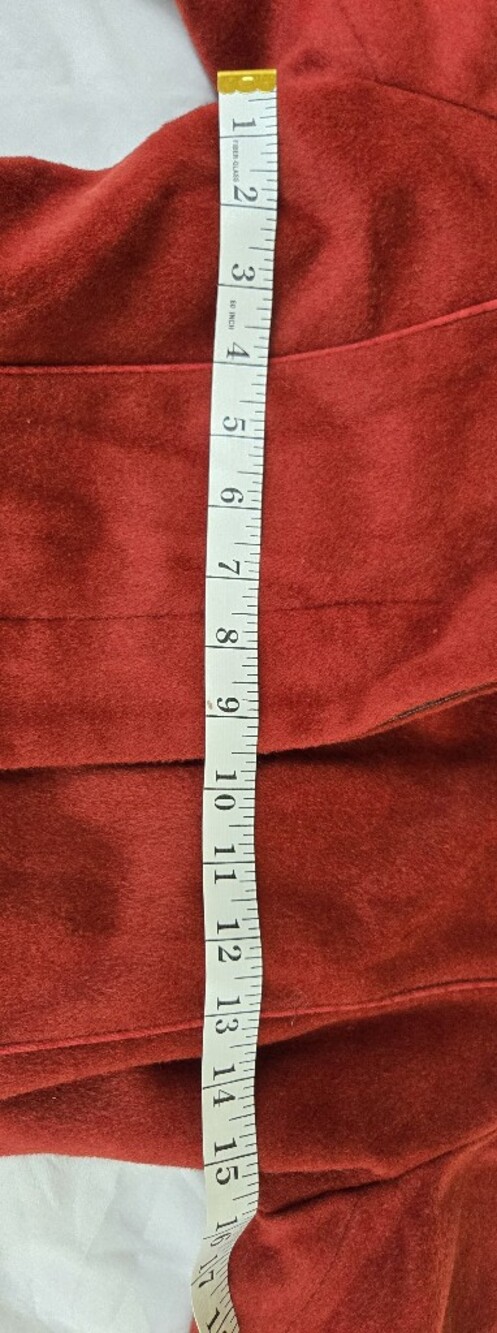 ARTKA Crazy in Life Red Embroidered Wool Blend Coat Women's Large NWT - Picture 12 of 14